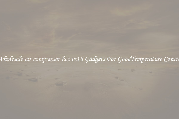 Wholesale air compressor hcc vs16 Gadgets For GoodTemperature Control