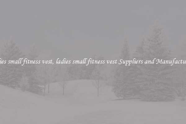 ladies small fitness vest, ladies small fitness vest Suppliers and Manufacturers
