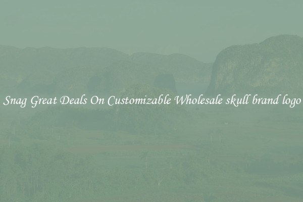 Snag Great Deals On Customizable Wholesale skull brand logo