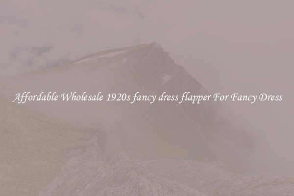Affordable Wholesale 1920s fancy dress flapper For Fancy Dress