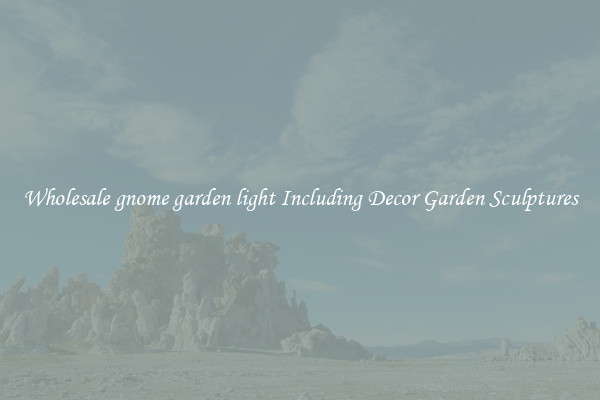 Wholesale gnome garden light Including Decor Garden Sculptures