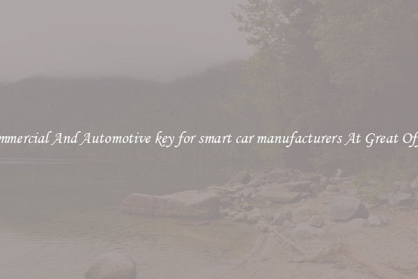 Commercial And Automotive key for smart car manufacturers At Great Offers