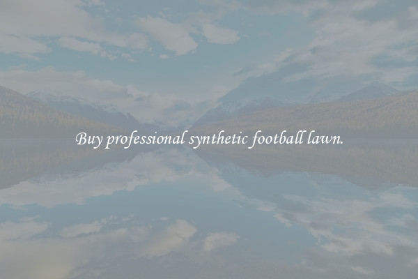 Buy professional synthetic football lawn.